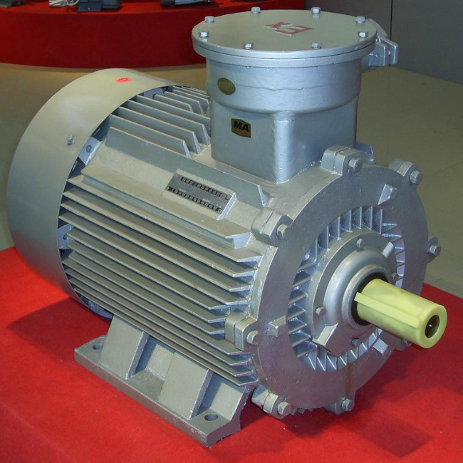 YBBP-250M-4防爆电机45°角实拍